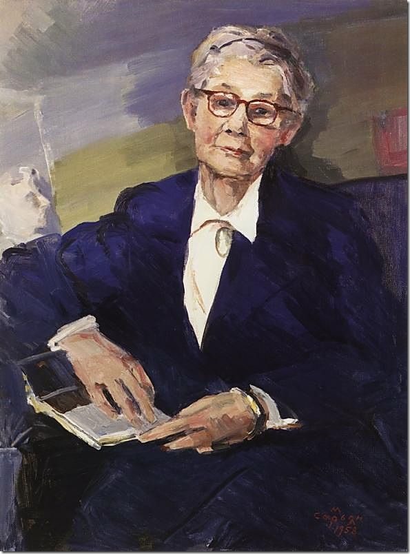 Portrait of Lydia Durnovo, by Martiros Sarian (1958) 